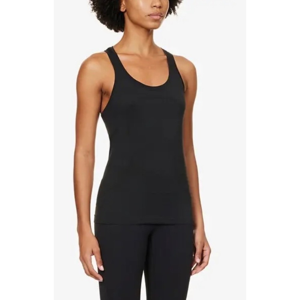 Lululemon Swiftly Tech Racerback Tank Top 2.0 Black Size 8 Yoga Running Workout